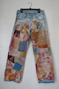THAPA  PATCHWORK DENIM