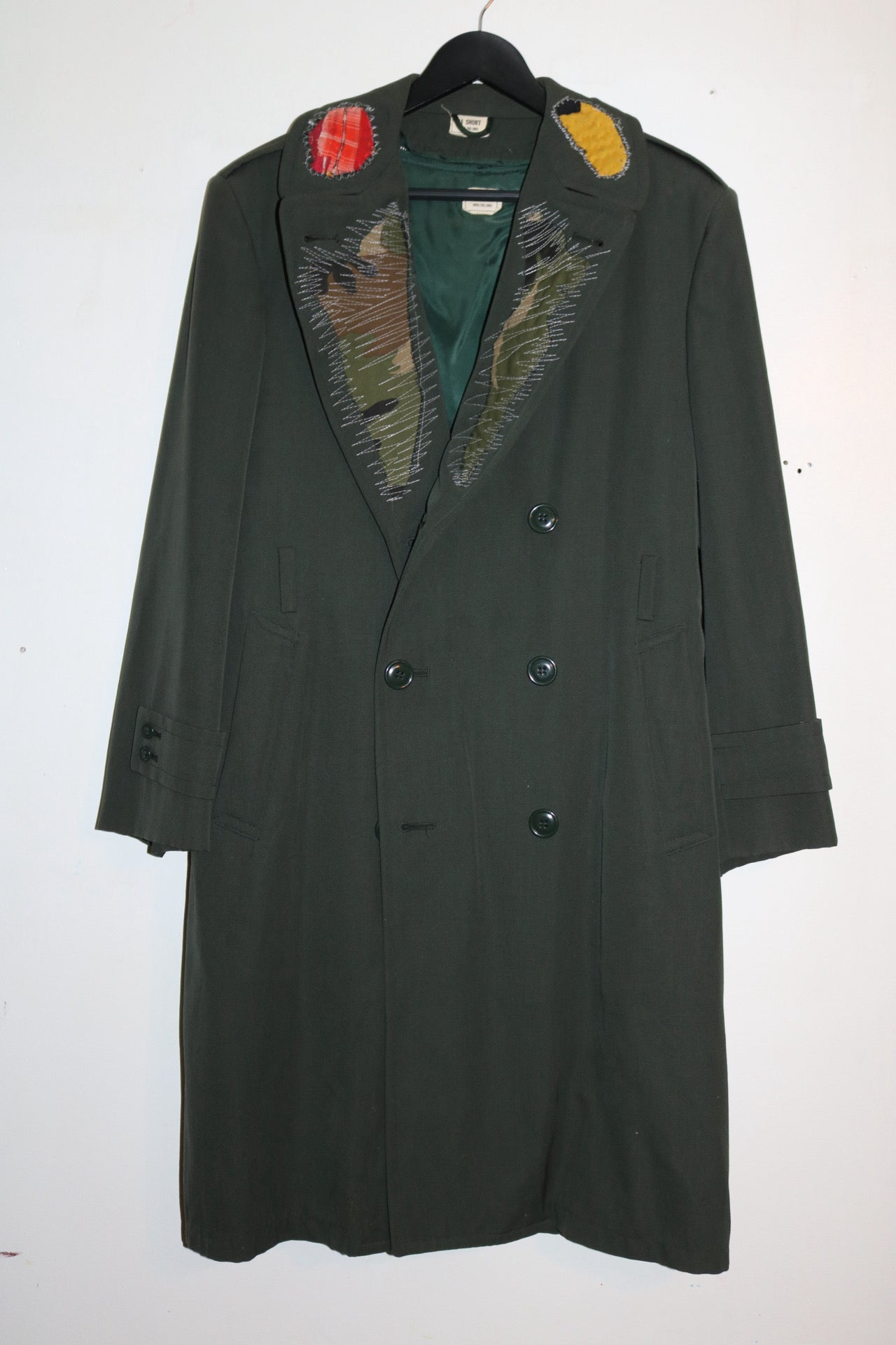 THAPA HAND PAINTED TRENCH COAT