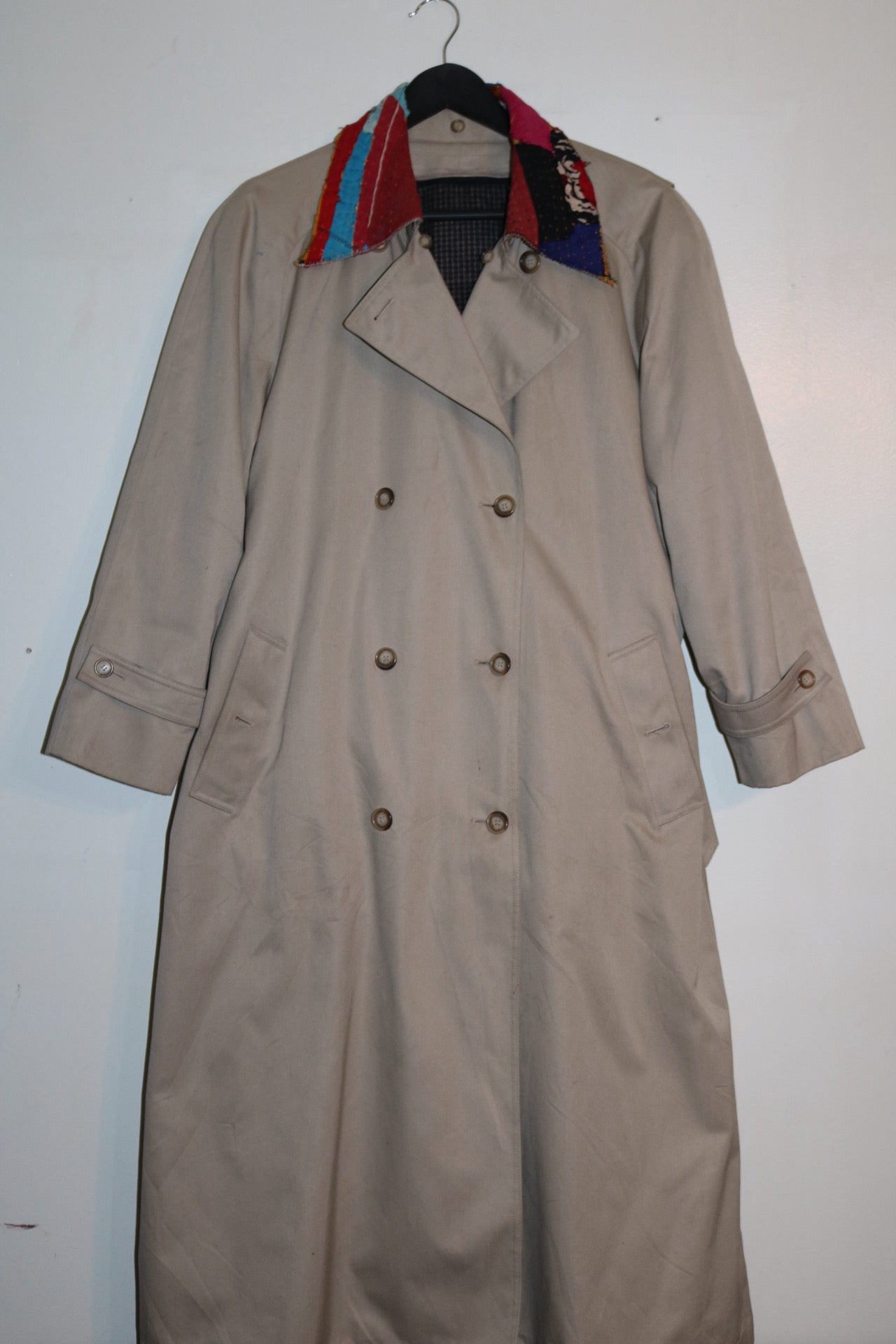THAPA HAND PAINTED TRENCH COAT