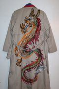 THAPA HAND PAINTED TRENCH COAT